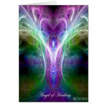 "The Angel of Healing" greeting card