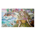 The angel of the pearl shellfish. business cards