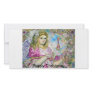 The angel of the rose quartz clock., Happy Chri... Picture Card