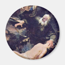 The Angel Prevents The Sacrifice Of Isaac, Refrigerator Magnets