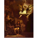 The Angel Raphael Leaving The Family Of Tobit. photo sculptures