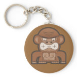 The Angry Donkey Monkey - Customisable Background keychains