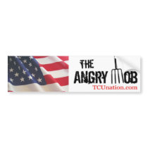The Angry Mob 1 Bumper Sticker