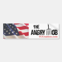 The Angry Mob 1 Bumper Sticker