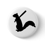 The Angry Squirrel Pin