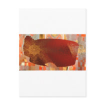 the angry whale post card