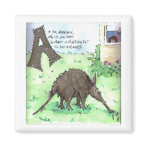 The Animals Are Scaring Me Refrigerator Magnet
