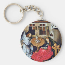 The Annunciation By Campin Robert (Best Quality) Keychains