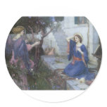 The Annunciation by John William Waterhouse Stickers
