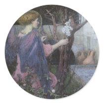 The Annunciation by John William Waterhouse Stickers