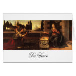 The Annunciation by Leonardo Da Vinci c. 1472-1475 cards
