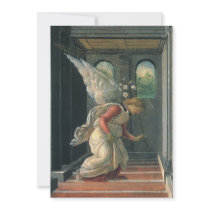 The Annunciation by Sandro Botticelli Custom Invite