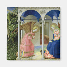 The Annunciation, c.1430-32 Fridge Magnets