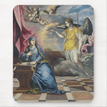 The Annunciation - El Greco Mouse Mat