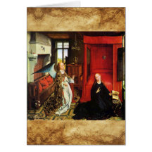 THE ANNUNCIATION ,Red Ruby Greeting Cards