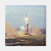 The Apollo Soyuz Test Project Saturn IB Launch Magnet