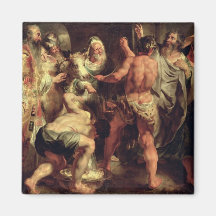 The Apostles, St. Paul and St. Barnabas at Lystra Refrigerator Magnets