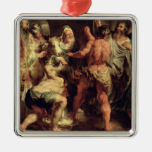 The Apostles, St. Paul and St. Barnabas at Lystra Christmas Ornament
