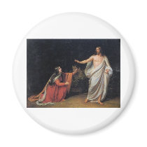 The Appearance of Christ to Mary Magdalene Fridge Magnets