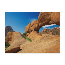 the arch at Spitzkoppe or Spitzkuppe, arid Postcard