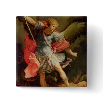 The Archangel Michael defeating Satan Pins