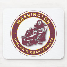 THE ARMCHAIR QB - Washington Mouse Pads