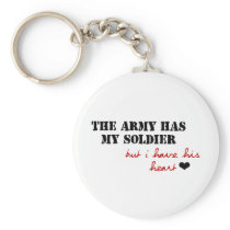 The Army has my Soldier, but I have his Heart Key Chain
