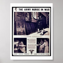 The Army Nurse In War Print