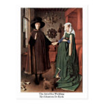 The Arnolfini Wedding By Johannes De Eyck Postcard
