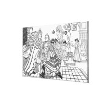 The Arrival of His Majesty Charles (1600-49) Princ Canvas Print