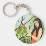 The Arrival of Spring enchanted maiden keychain