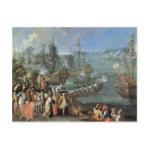 The Arrival Of The French Ambassador In Istanbul Post Card