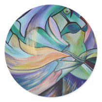 The Art of Belly Dance Round Sticker