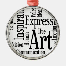 The Artistic Process Creative Artist Art Student's Christmas Ornament