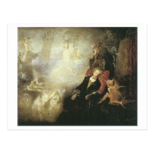 The Artist's Dream,1857 Post Card