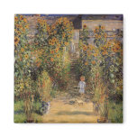 The Artist's Garden at Vetheuil by Claude Monet Fridge Magnet