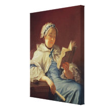 The artist's wife, 1758 (oil on canvas) gallery wrapped canvas