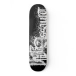 The Assault White On Black Setup skateboards