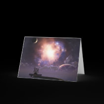 The Astronomer Greeting Card