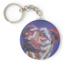 The Attentive Dog Key Chain