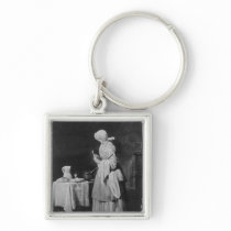The Attentive Nurse, c.1738 Keychains