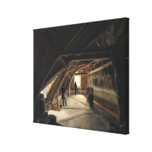 The Attic of a Museum Gallery Wrapped Canvas