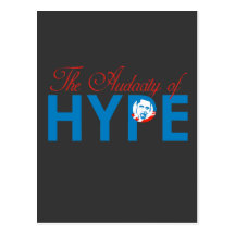THE AUDACITY OF HYPE POST CARDS