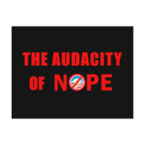 The Audacity of NOPE Post Cards
