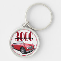 The Austin Healey 3000 Key Chains