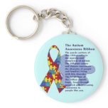 "The Autism Awareness Ribbon" keychains