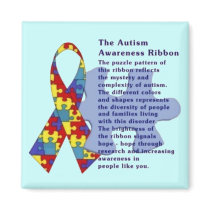 "The Autism Awareness Ribbon"