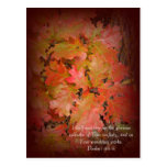 The Autumn Splendour Leaves postcards