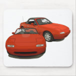 The Avenue Art Red Sports Car mousepads