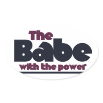 The Babe Oval Sticker